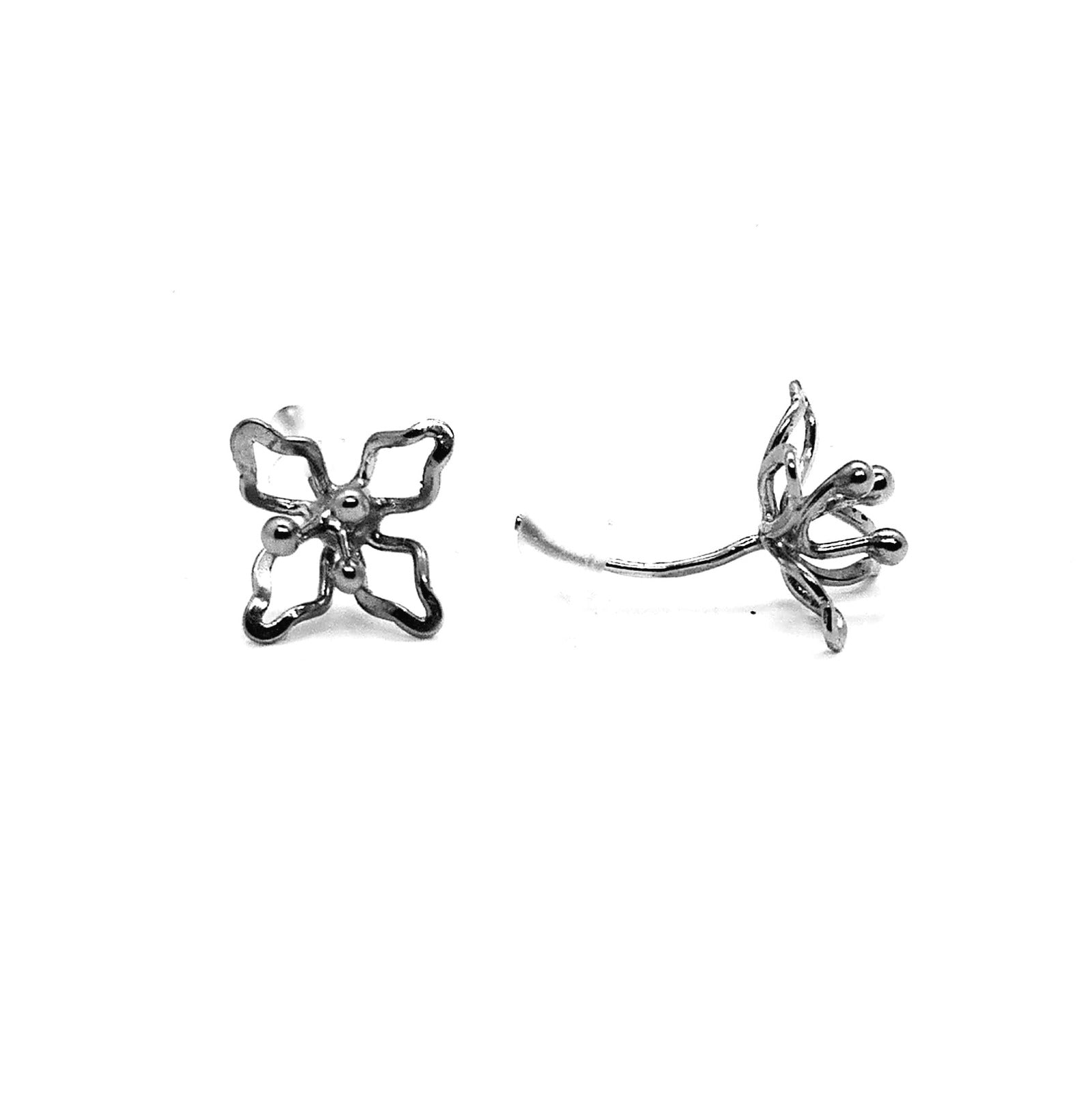 Månadsblommorna Örhängen med stift 18k