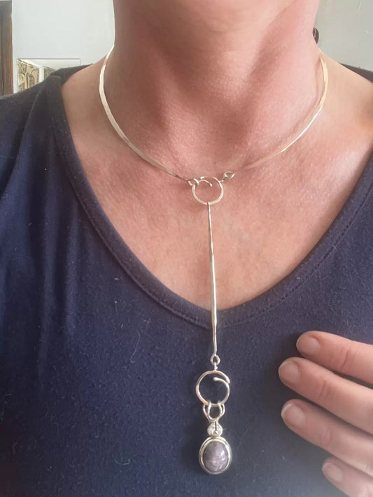 Juvelbagge nr 3 Collié med Stjärnrubin och Diamanter