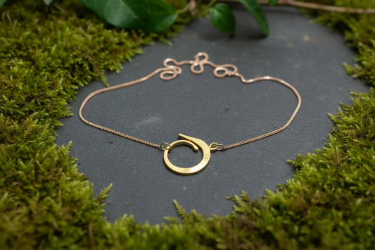 Följeslagaren lås på venetzia 18k rödguld