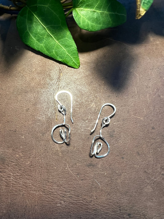 Månadsblommorna Januari Örhängen