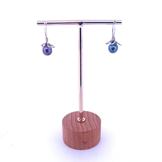 Örkrok Fyrblad blå pärla på stativ