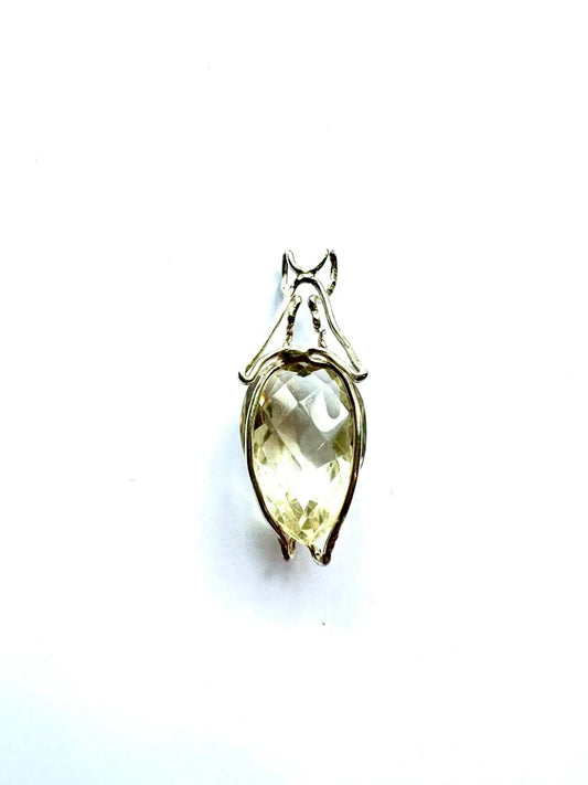 Juvelbagge Citronkvarts med horn