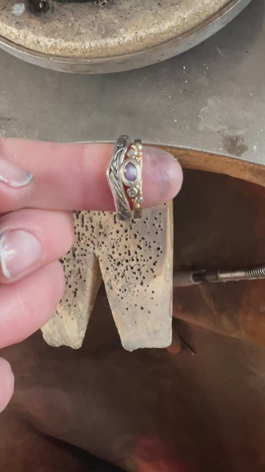 Stjärnrubinring set 1