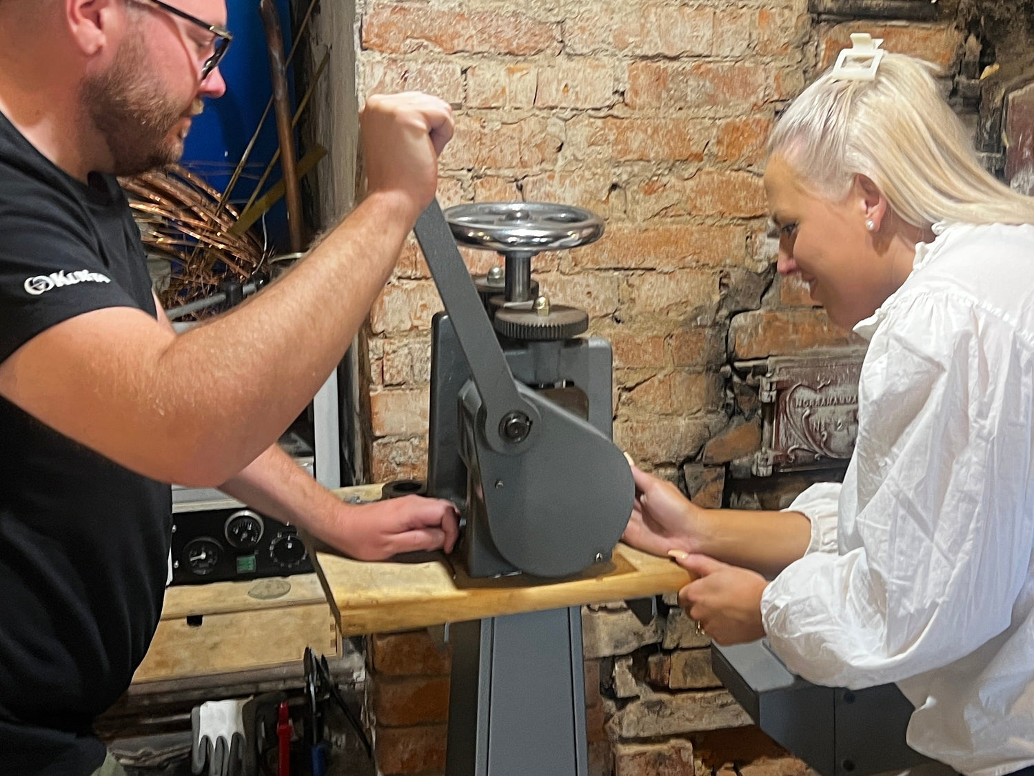 Vigselringskursdelragare vid valsen