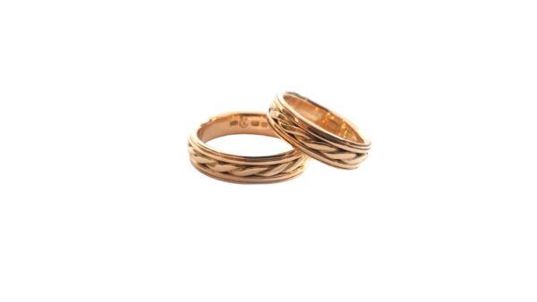 Randig Ring in 18k gold