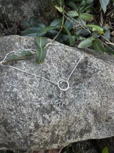 Lilla Götalåset silver på tunn venetziakedja - Bild 2